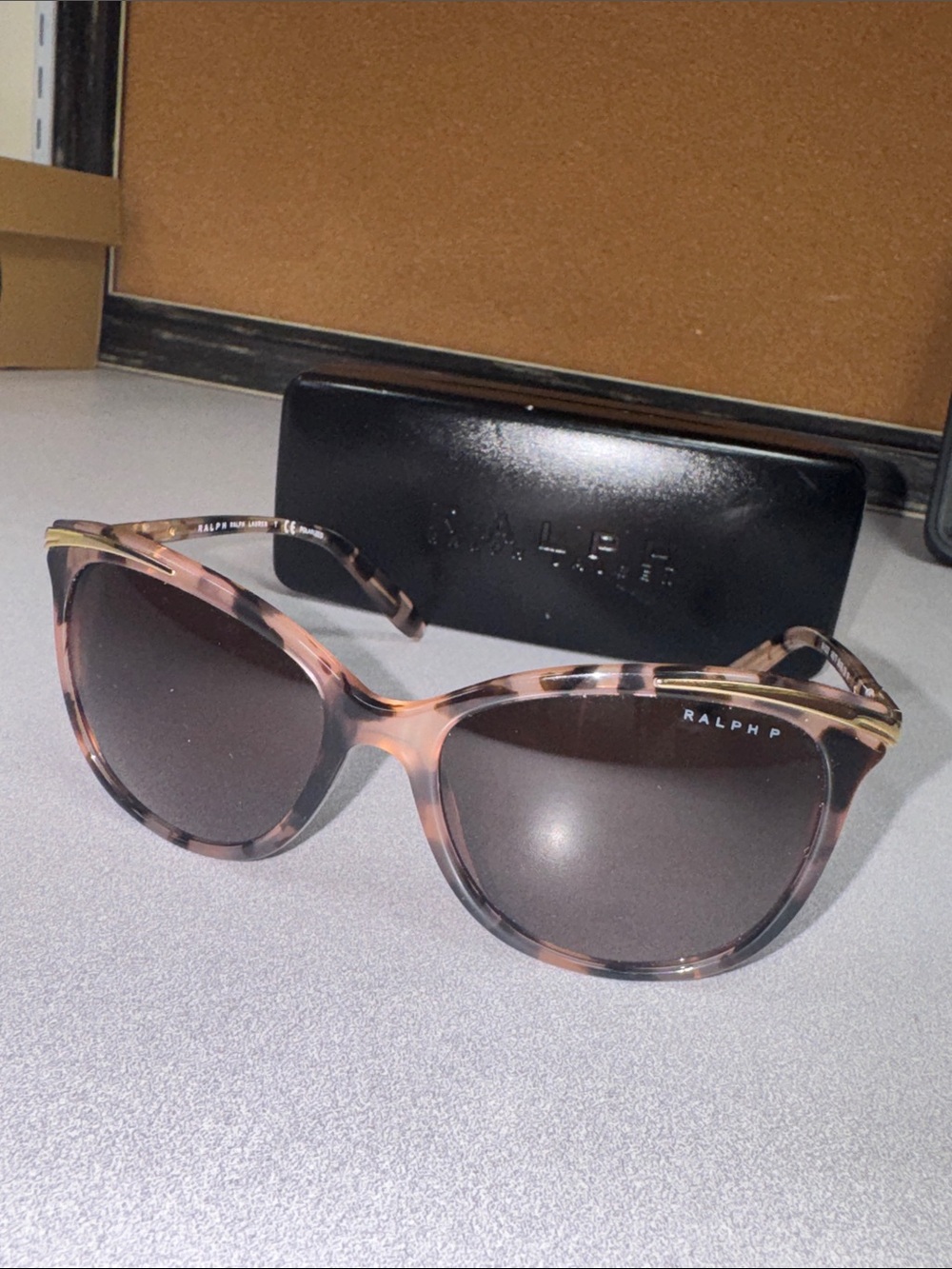 Ralph Lauren Tortoise Rounded Women's Sunglasses